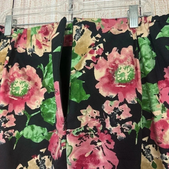 Talbots Womens Floral Pencil Career Skirt size 16W Petite - Picture 8 of 11
